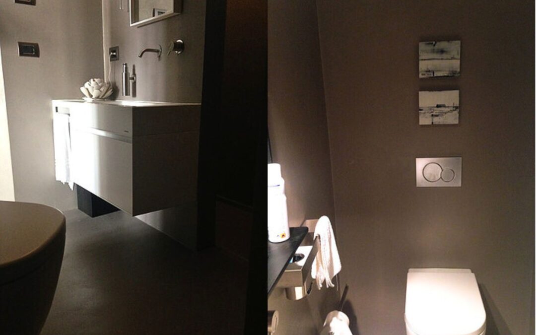 Bagni con rivestimenti in resina