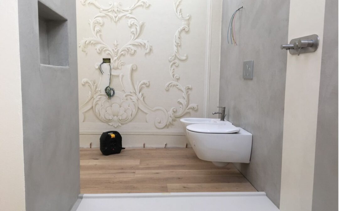 Bagni con rivestimenti in resina