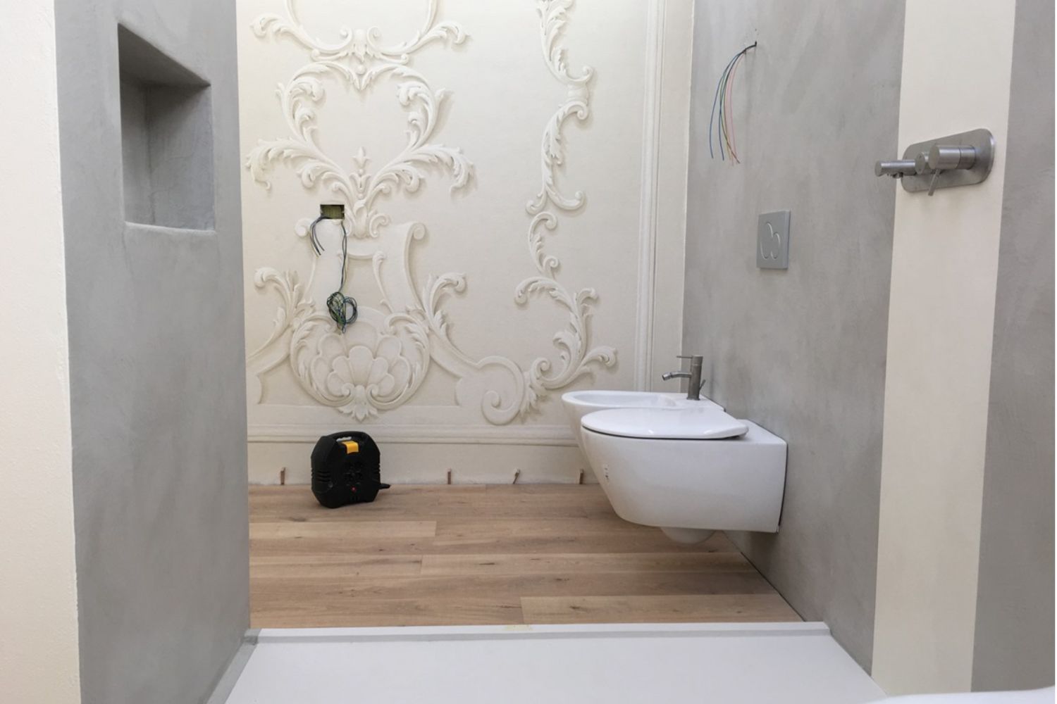 bagno in resina