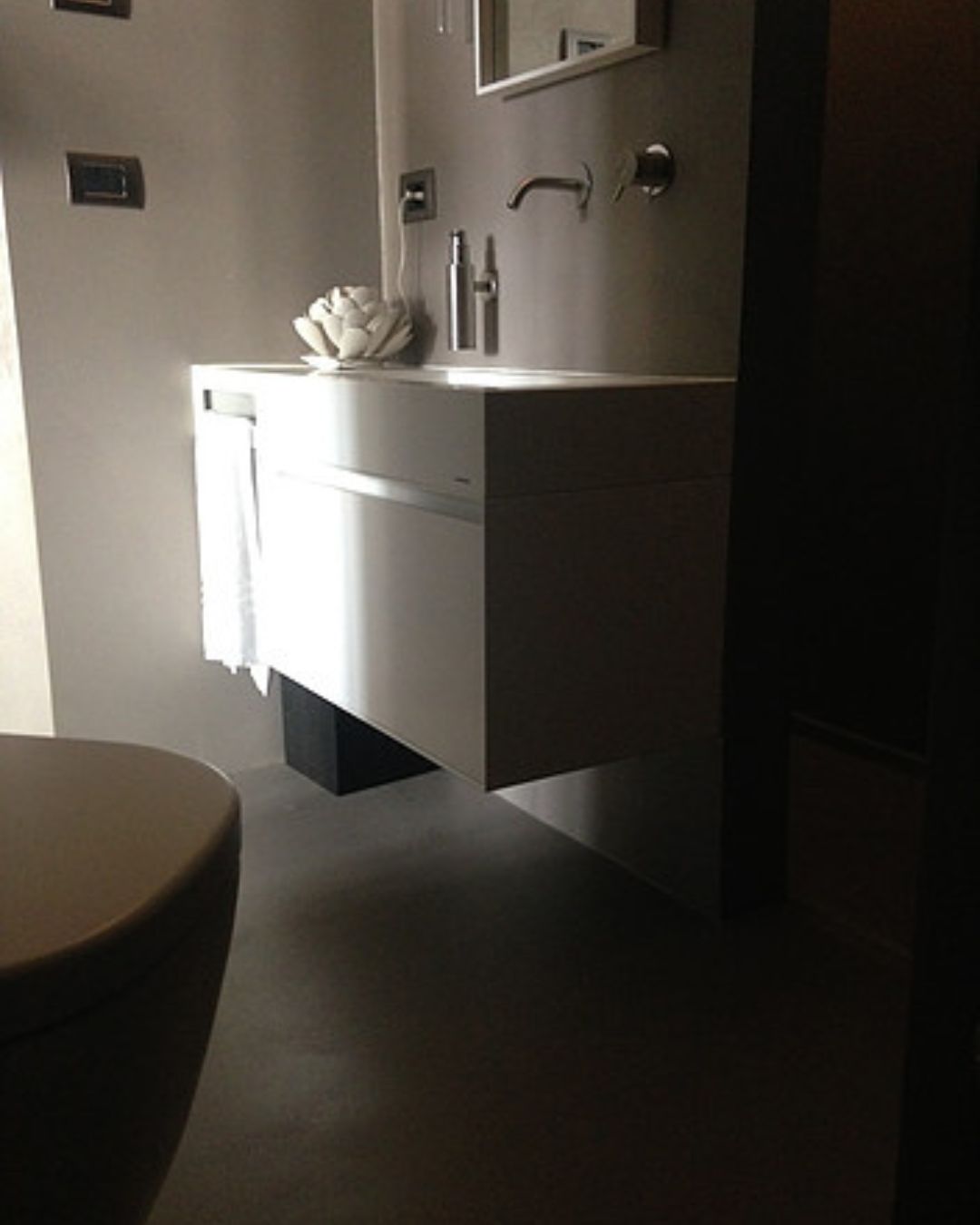 bagno in resina