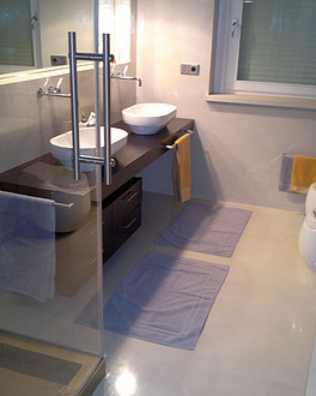 bagno in resina